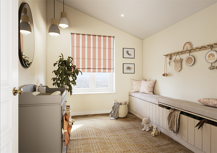 The British Stripe Co. Henry, Brighton No.2 - Twist&Fit Roman Blind - Image 7